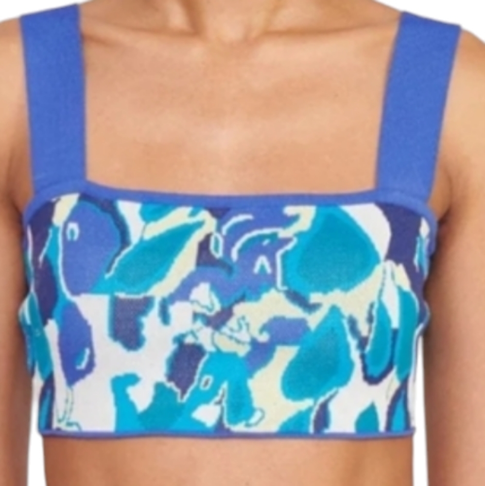 STAUD Women's Zola Top Pacific Paradise...Size XLarge